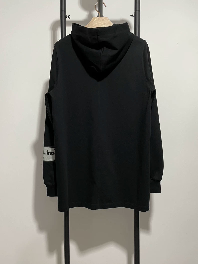 Rick Owens Long Hoodie Sweatshirt