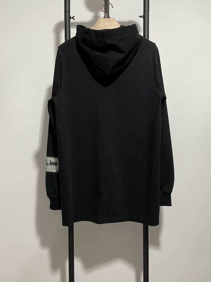 Rick Owens Long Hoodie Sweatshirt
