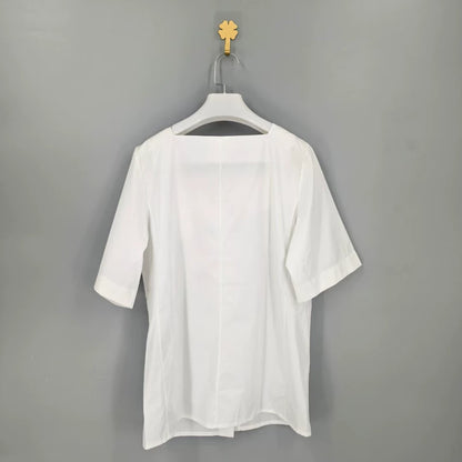 Givenchy Women's White Short Sleeve Shirt
