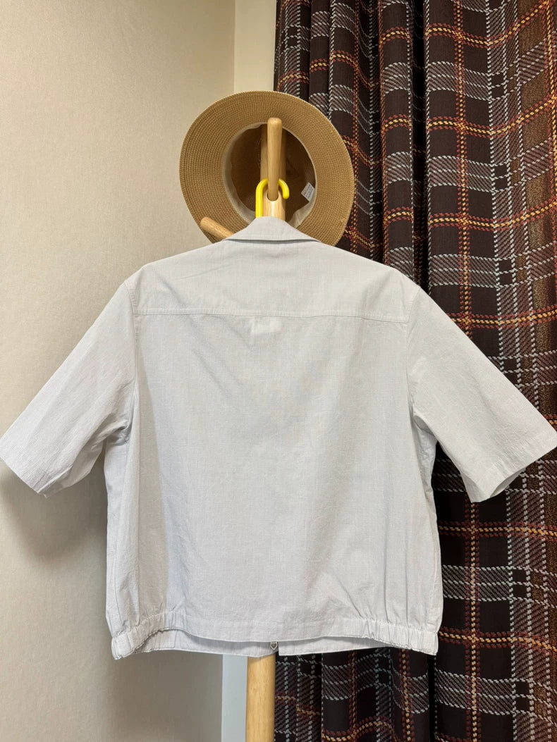 Hermes Short Sleeve Shirt Jacket-yf