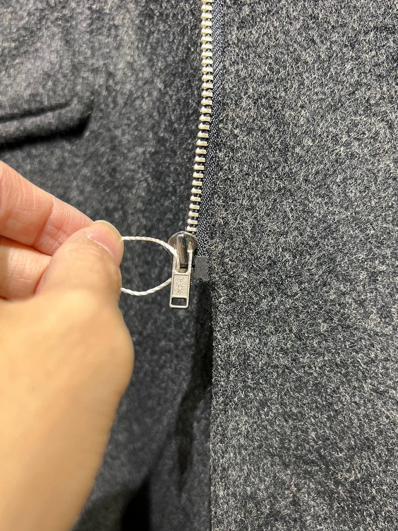 Vintage Prada Long Hooded Wool Coat