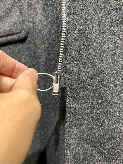 Vintage Prada Long Hooded Wool Coat