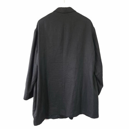 Yohji Yamamoto Black Linen Jacket