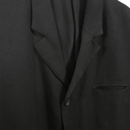 Yohji Yamamoto Black Linen Jacket