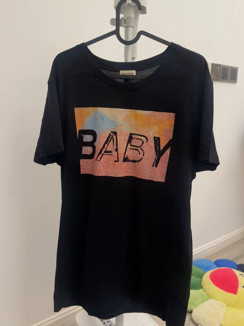 Saint Laurent Baby Short Sleeve T-Shirt