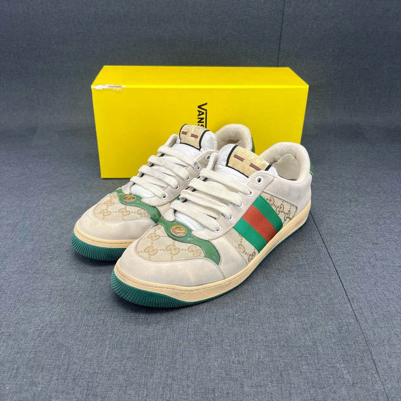 Gucci Screener Low-Top Leather Sneakers for Men 0079