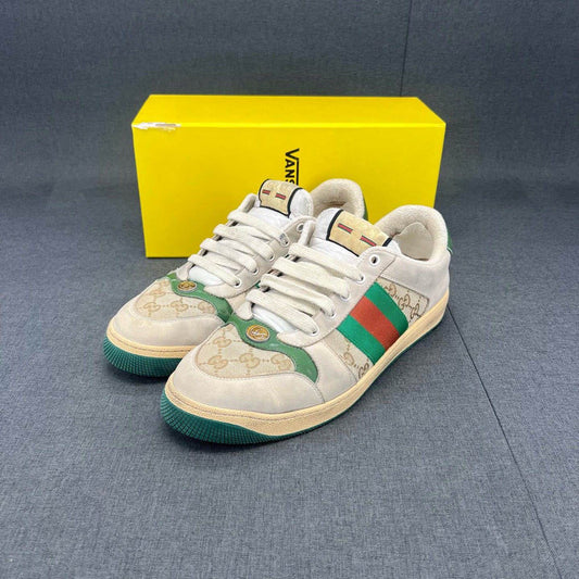 Gucci Screener Low-Top Leather Sneakers for Men 0079