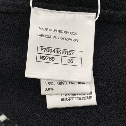 Chanel Black Winged Cashmere Sweater