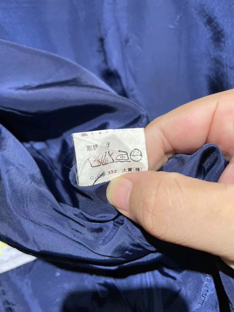 Vintage Blue Casual Blazer Jacket