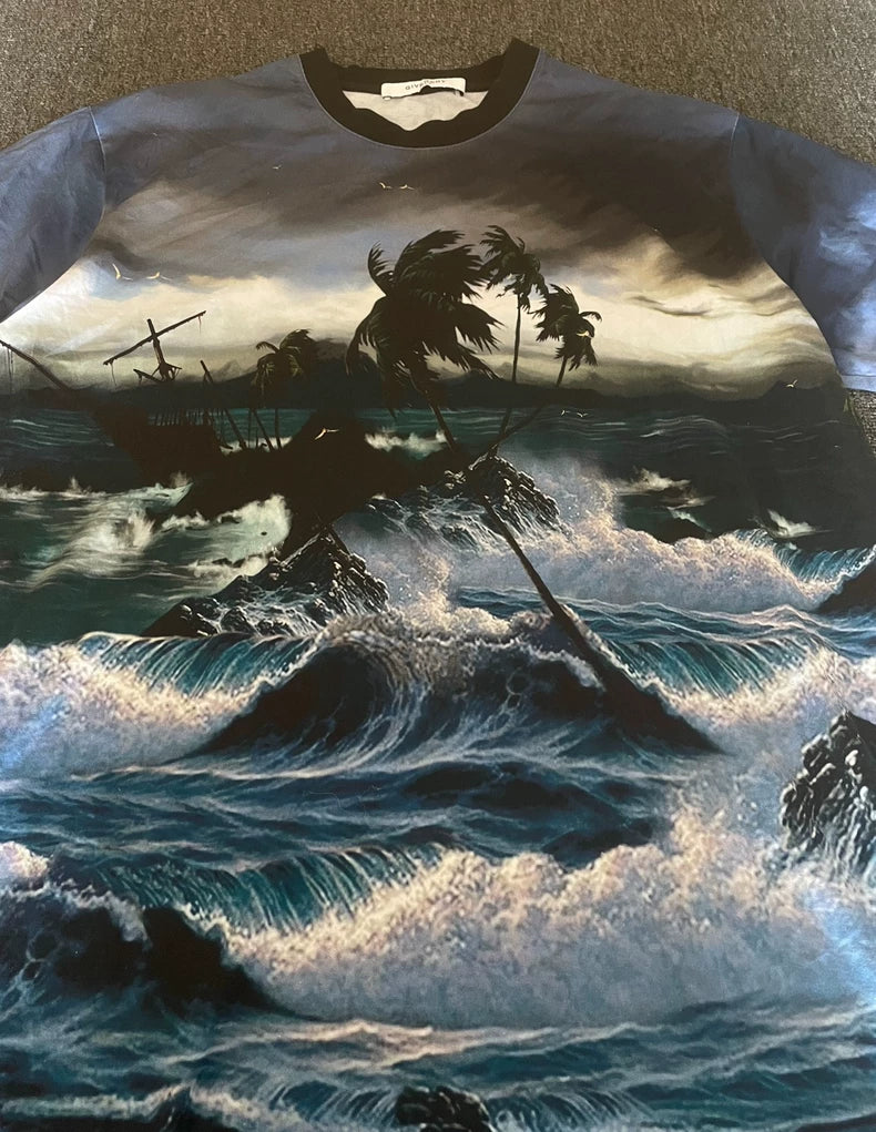 Givenchy Oversize Graphic Print T-shirt-yf