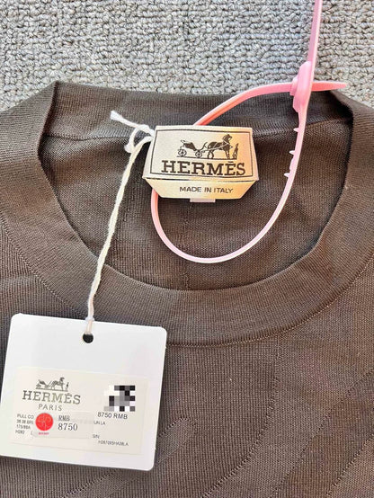 Hermes FW22 Casual Wool Sweater for Men