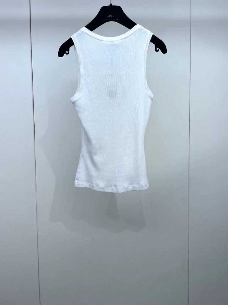 LOEWE Embroidered Tank Top for Men
