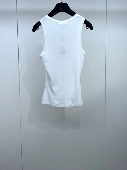LOEWE Embroidered Tank Top for Men