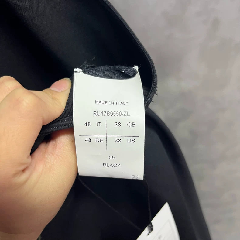 Rick Owens Black Sleeveless Jumpsuit with Pockets