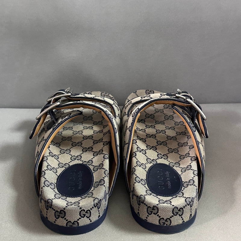 Gucci Brown Slide Sandals for Men 0079