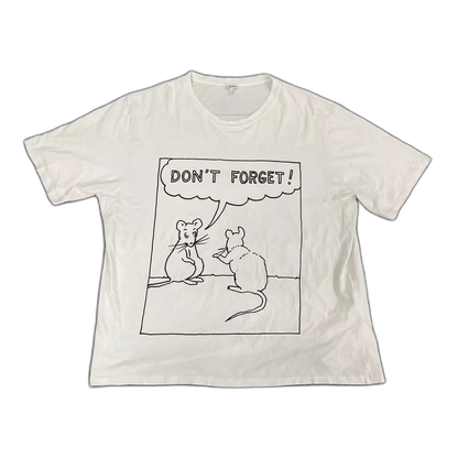 Loewe Mouse Graffiti Short Sleeve T-Shirt