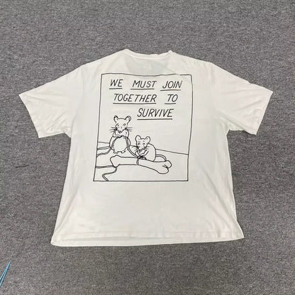 Loewe Mouse Graffiti Short Sleeve T-Shirt