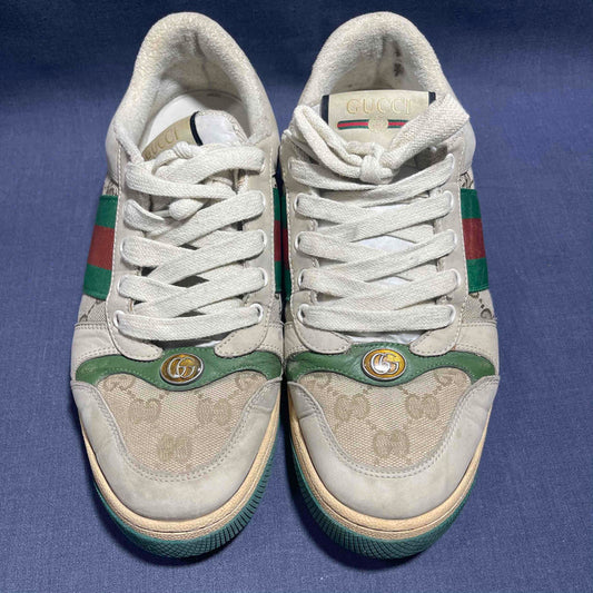 Gucci Screener Retro Leather Sneakers for Men 0079