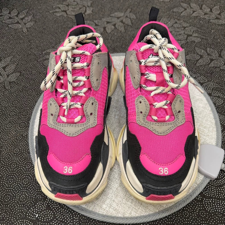 Balenciaga Triple S Pink Sneakers