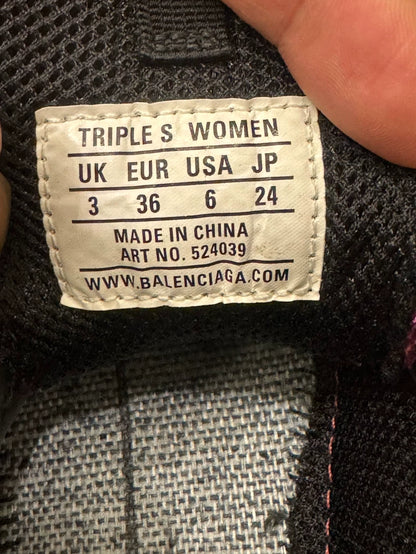Balenciaga Triple S Pink Sneakers
