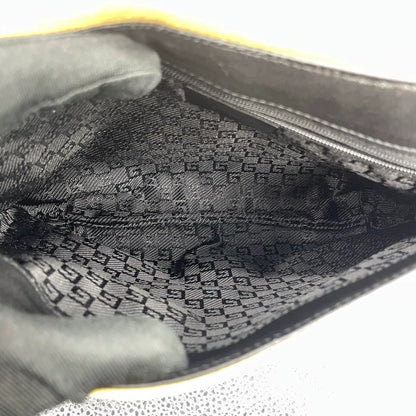 Gucci Suede Tiger Head Shoulder Bag