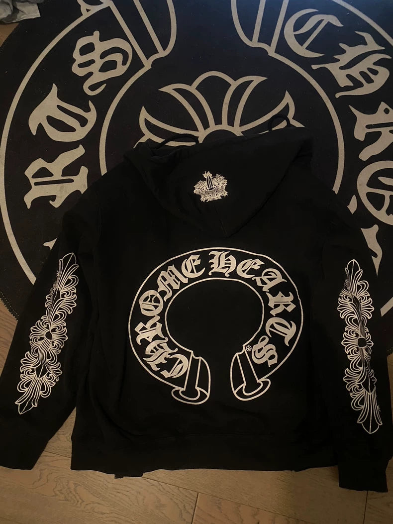 Chrome Hearts Black Hoodie for Men and Women