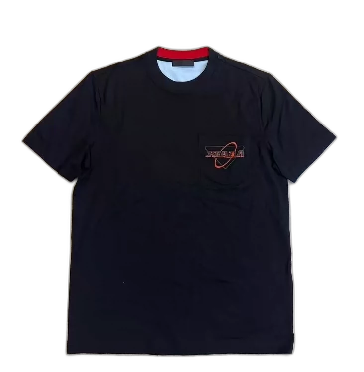 PRADA Pocket Logo Short Sleeve T-Shirt-zp