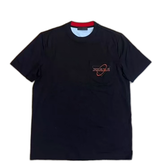 PRADA Pocket Logo Short Sleeve T-Shirt-zp