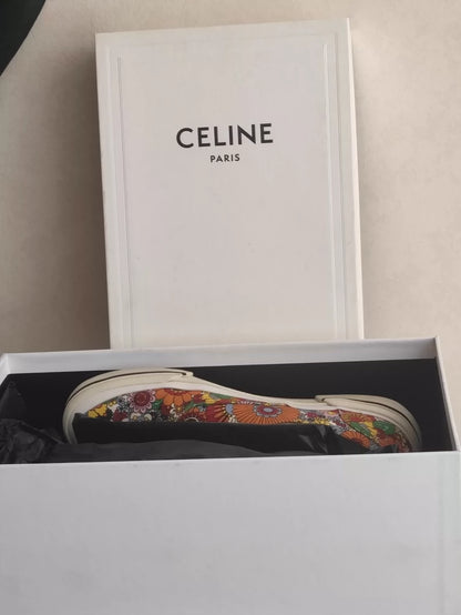 Celine Hedi Floral Skate Shoes