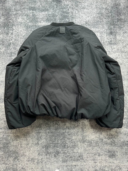 Loewe Black Puffer Jacket with Leather Tag