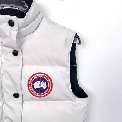 Canada Goose White Down Vest XS