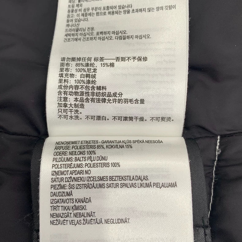 Canada Goose White Down Vest XS