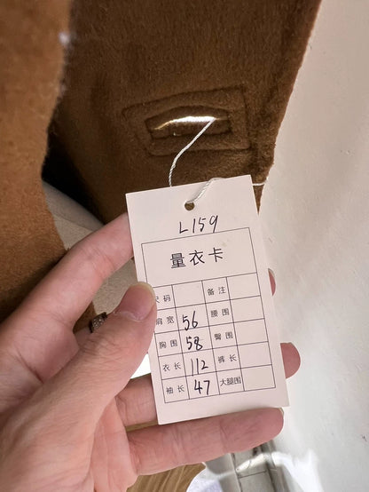 Vintage Givenchy Long Wool Coat with Fur Collar