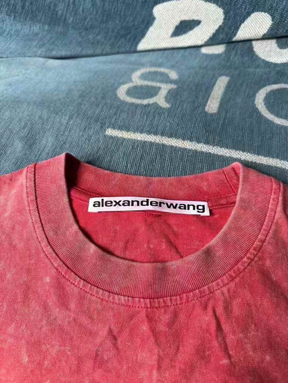Alexander Wang Red Short Sleeve T-Shirt