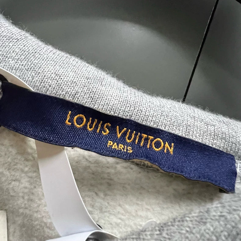 Louis Vuitton Graphic Hoodie with Stains