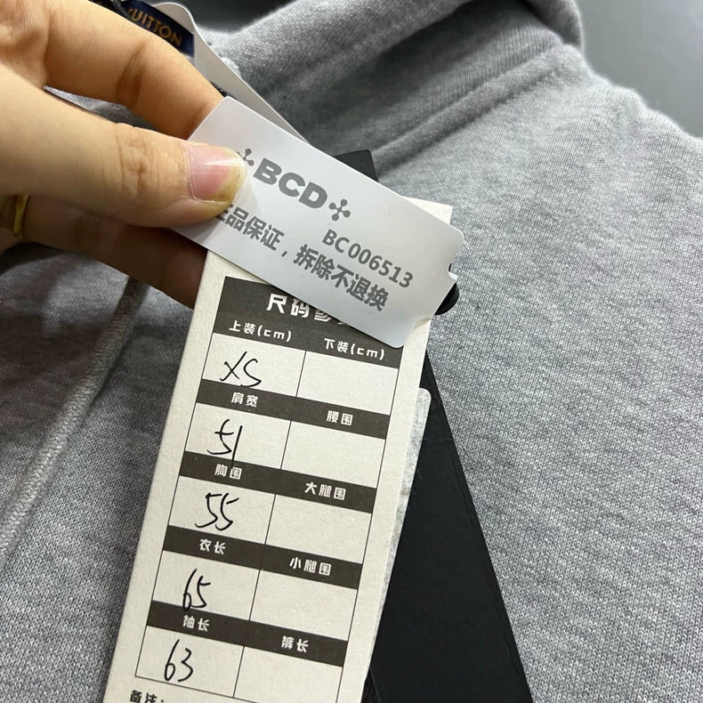 Louis Vuitton Graphic Hoodie with Stains