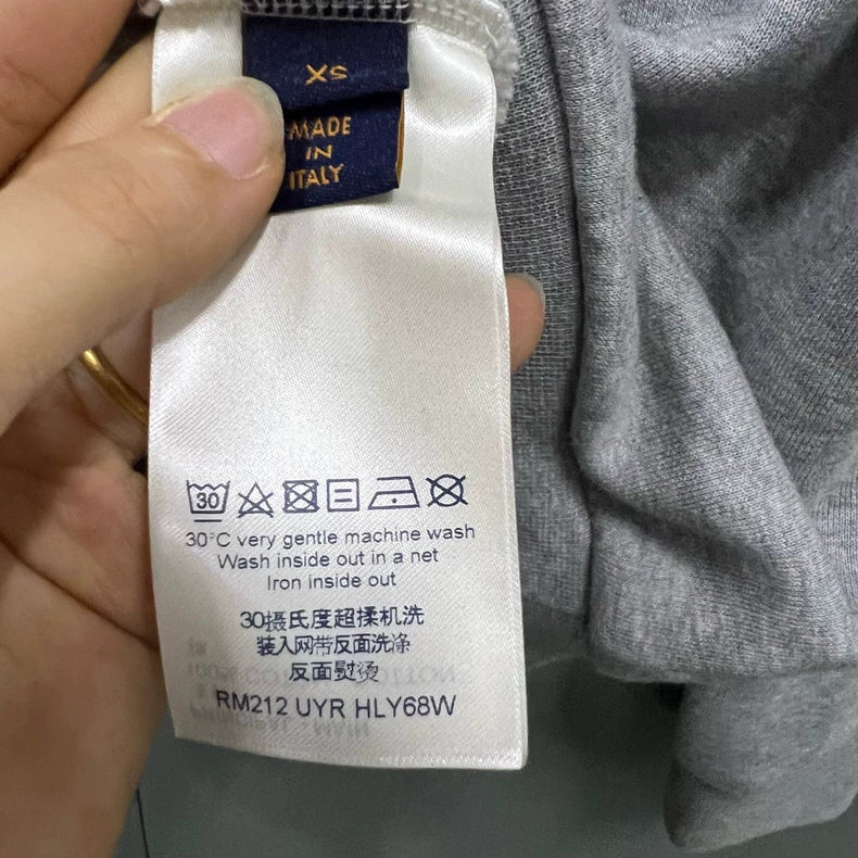 Louis Vuitton Graphic Hoodie with Stains