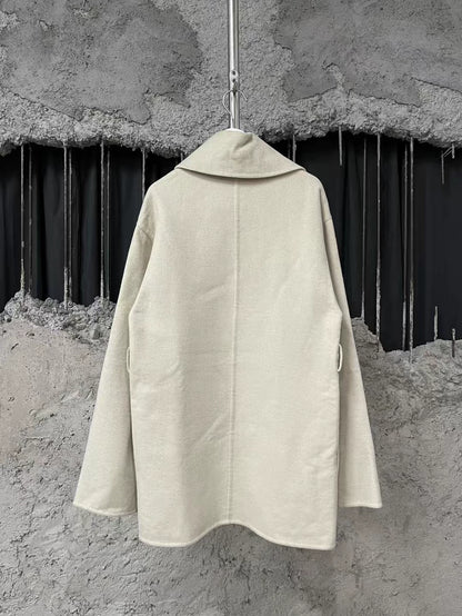 Hermes Cream Overcoat