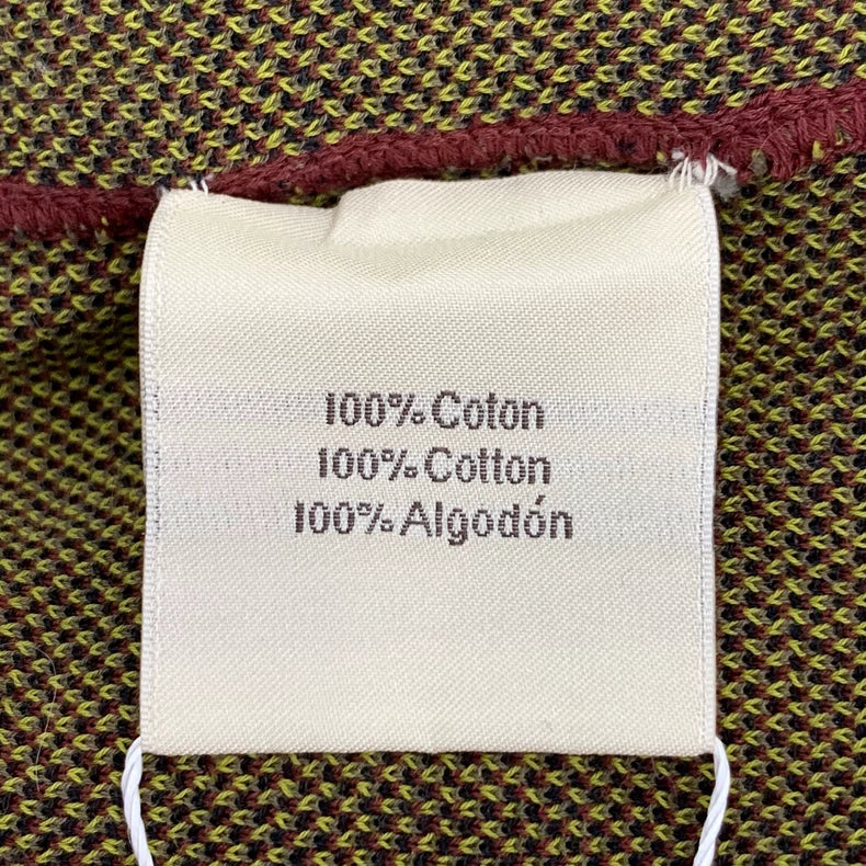 Hermes Color-Blocked V-Neck Knit Sweater