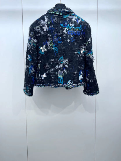 Chanel Sequin Graffiti Jacket