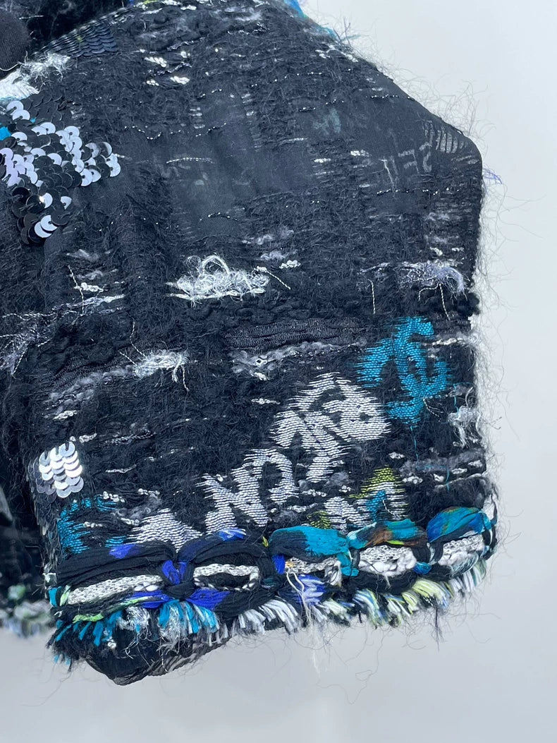 Chanel Sequin Graffiti Jacket