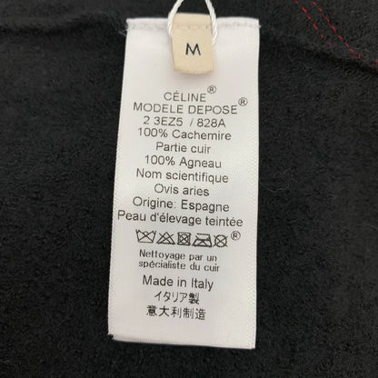 Celine Black Short Sleeve Knit Sweater