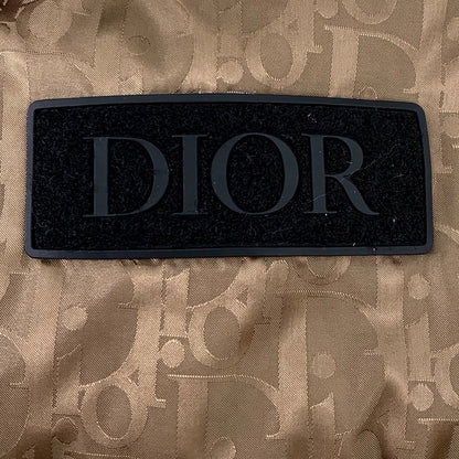Dior Brown Logo Padded Collar Jacket