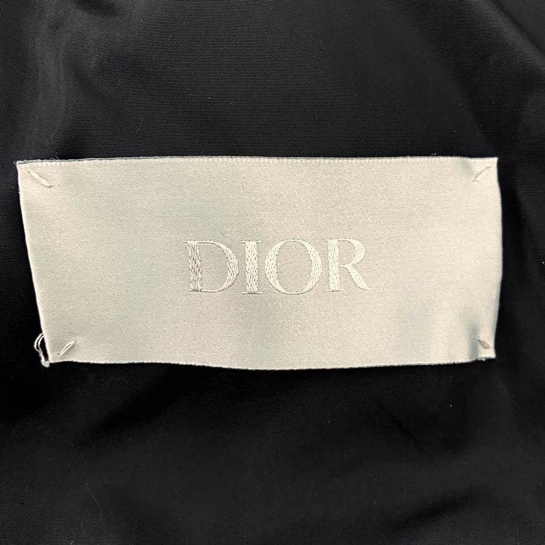 Dior Brown Logo Padded Collar Jacket