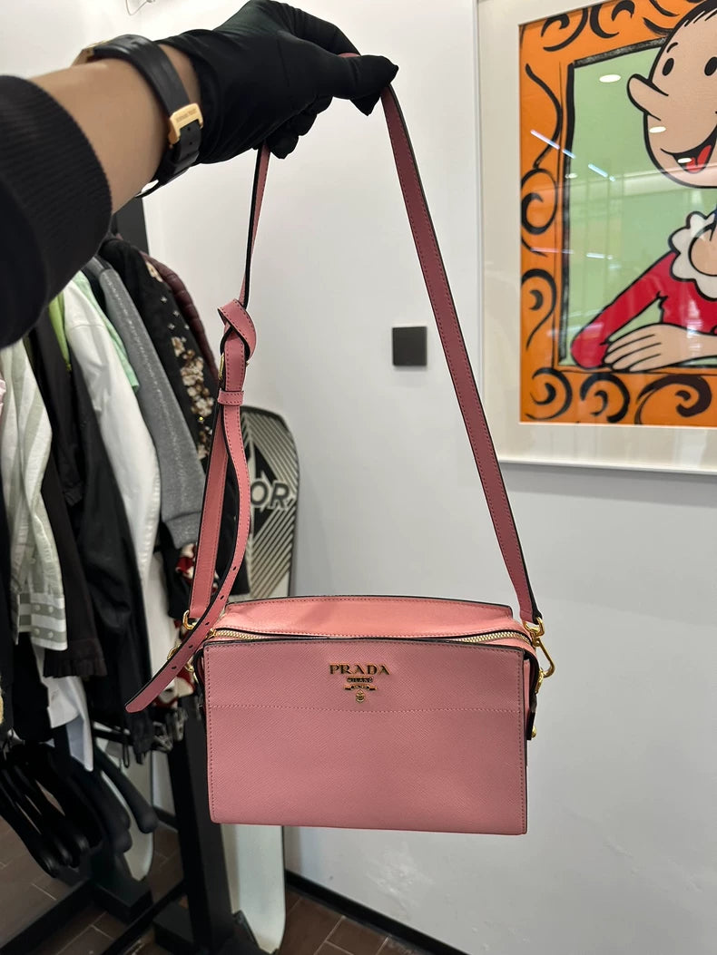 Prada Pink Crossbody Camera Bag
