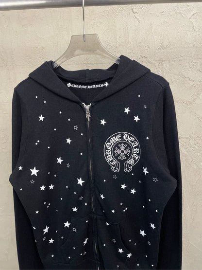 Chrome Hearts Star Zip Hoodie