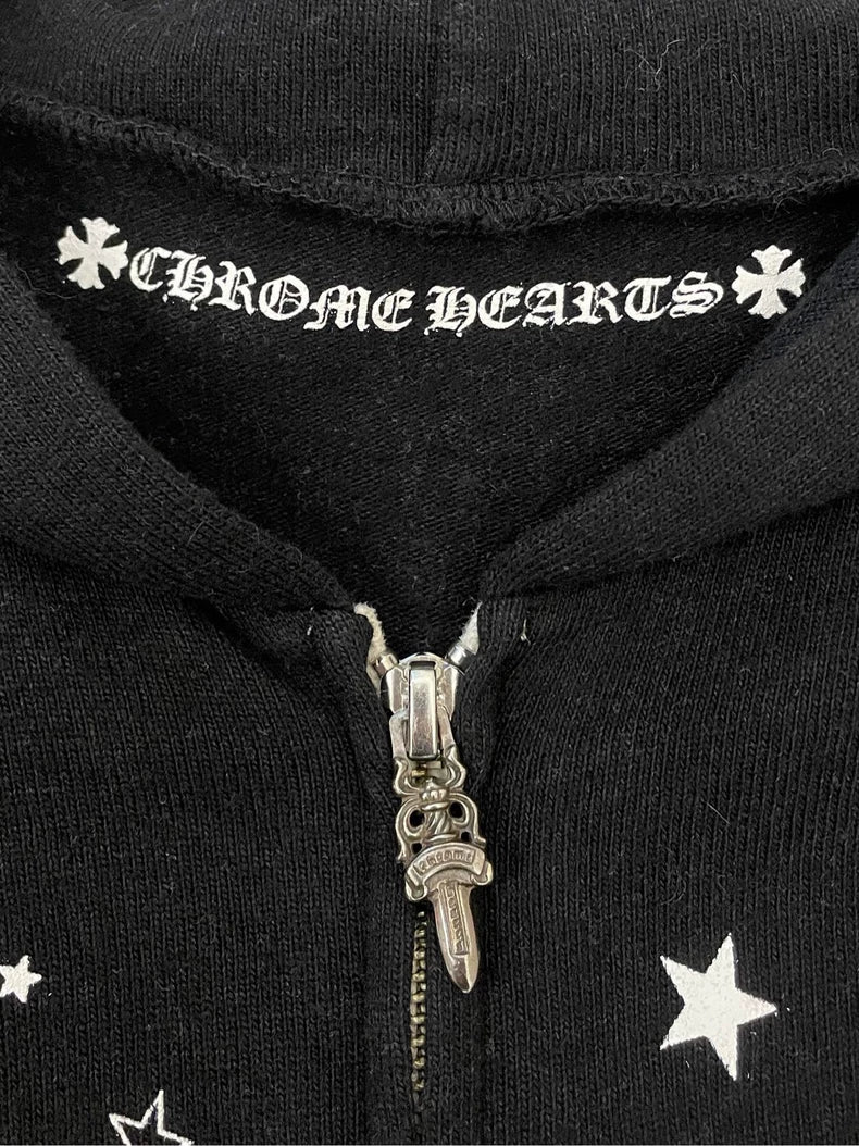 Chrome Hearts Star Zip Hoodie