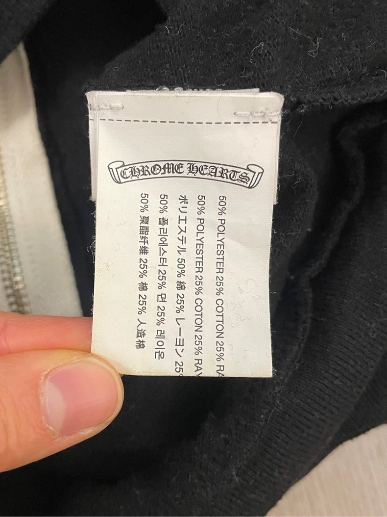 Chrome Hearts Star Zip Hoodie