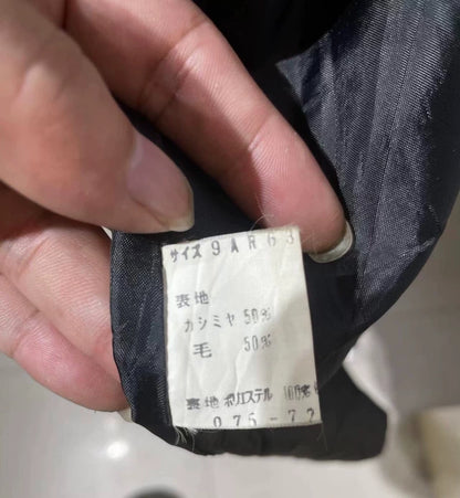 Vintage Dior Black Cashmere Wool Coat