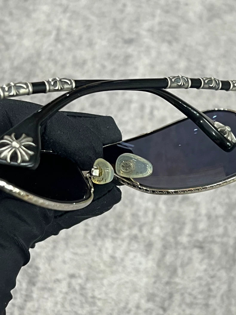 Chrome Hearts Aviator Sunglasses-yf